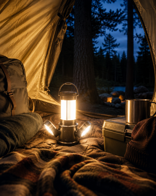 3-in-1 Multifunction Camping Light | Rechargeable Tent & Emergency Lantern