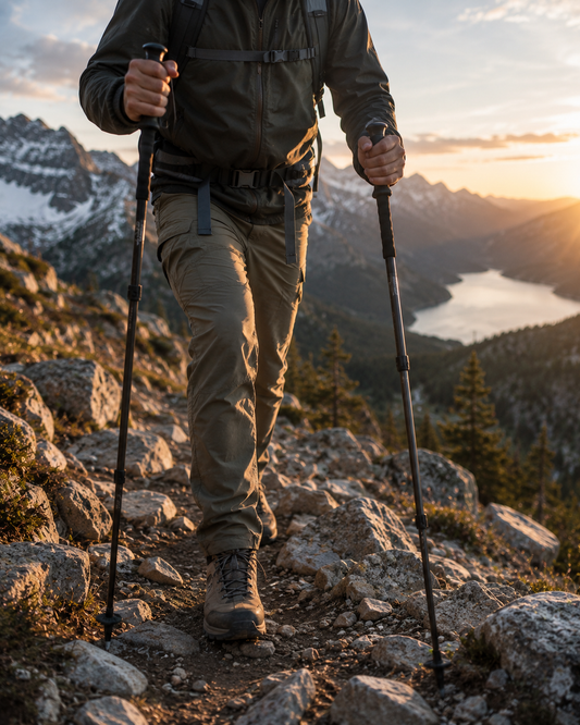Carbonlite Hiking Walking Poles | Lightweight Trekking Support